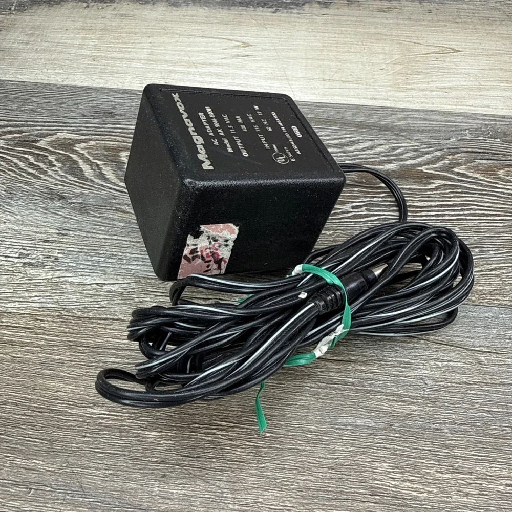 Vintage Magnavox Odyssey² AC Power Adapter AK9046-BK01 Tested Working OEM